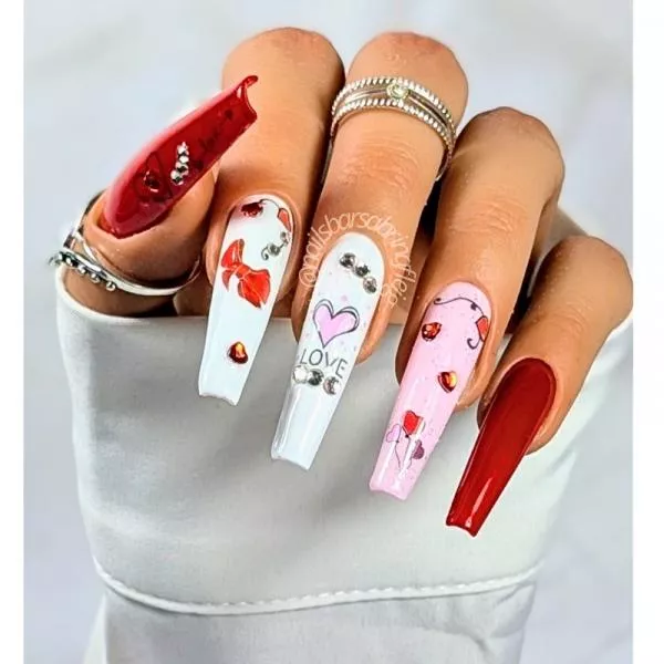 Valentins Box komplett für Nailart